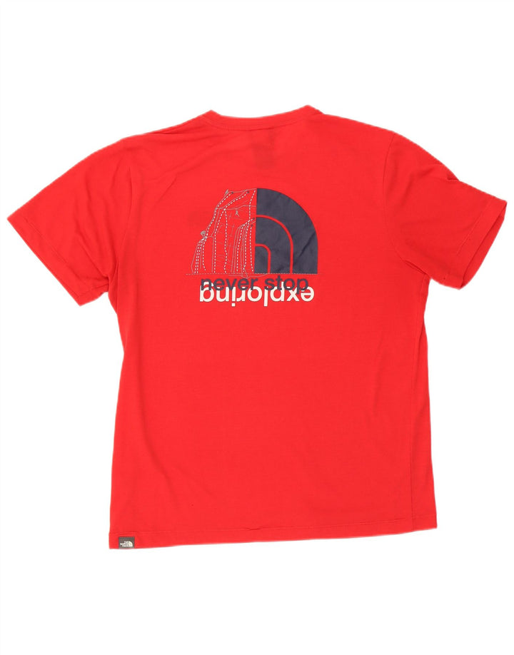 The North Face muška majica s grafičkim motivima srednje crvene boje od poliestera