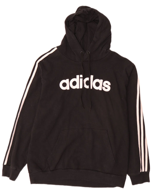 Adidas muška majica s kapuljačom XL, crni pamuk