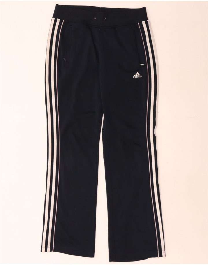 Adidas ženske hlače za trenirku UK 10 male crne poliesterske
