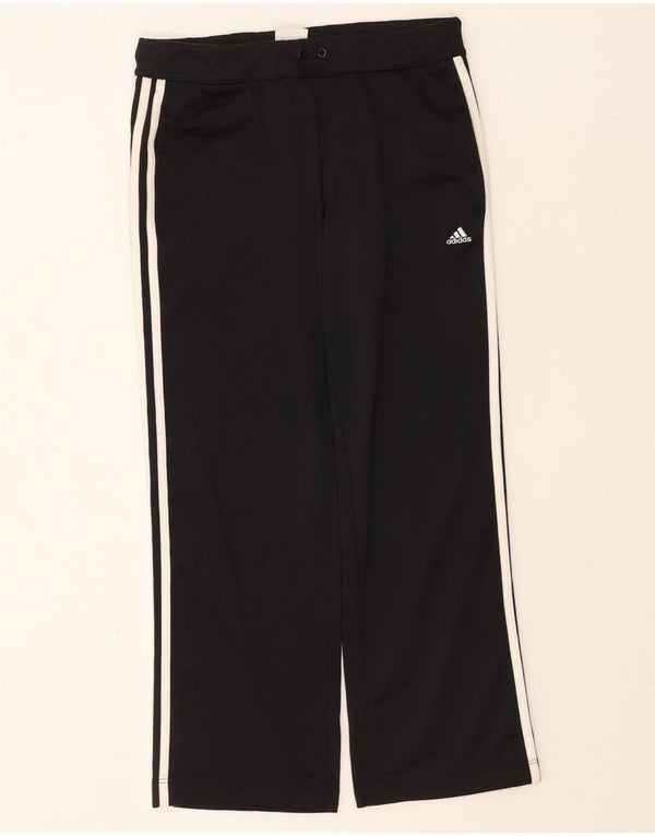 Adidas Womens Tracksuit Trousers UK 10 Small Black Polyester