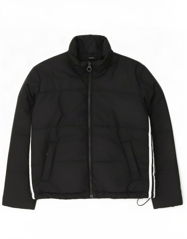 Adidas velika ženska podstavljena jakna UK 10 Small Black Colourblock
