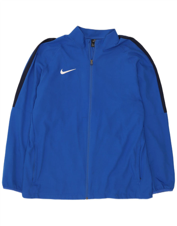 Nike Dri Fit Regular gornja jakna za trenirku 2XL plava sportska poliester
