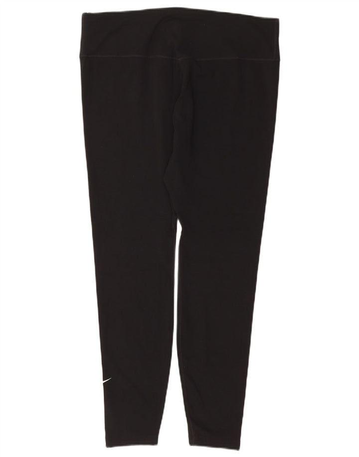 NIKE ženske Dri Fit tajice UK 18 XL crni poliester