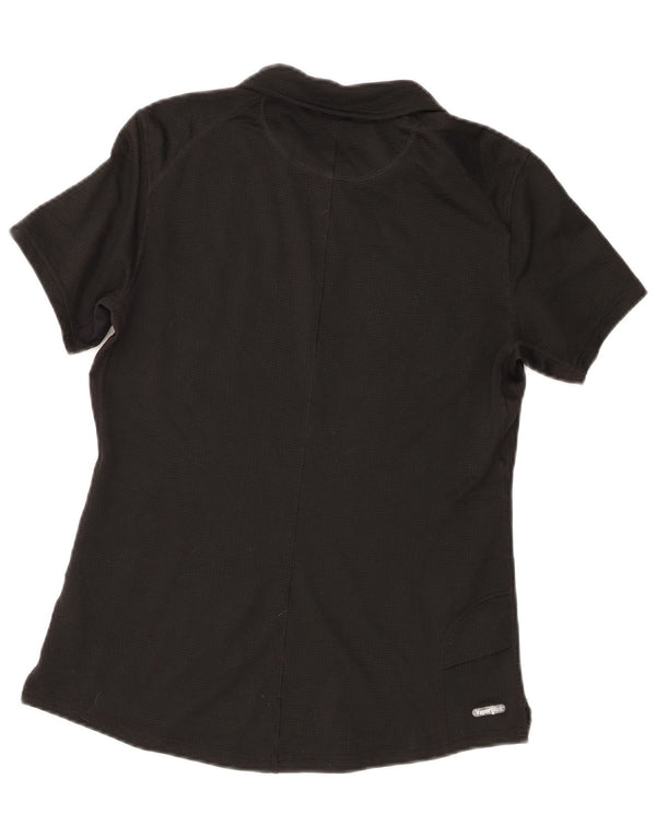 The North Face ženska polo majica UK 12 srednji crni poliester