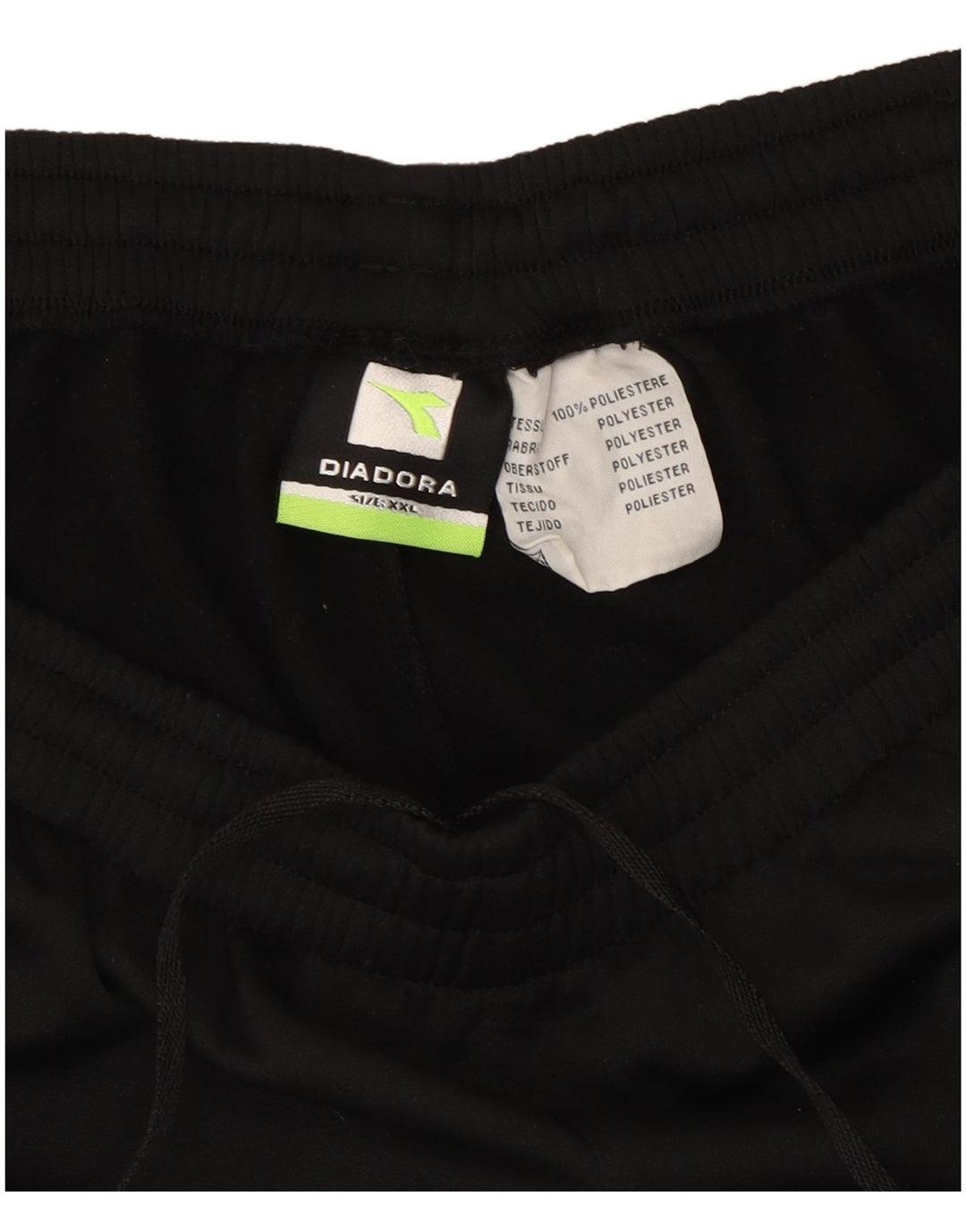 Diadora muške sportske kratke hlače 2XL crni poliester