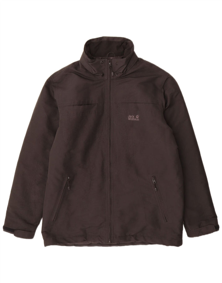 Jack Wolfskin muška podstavljena jakna UK 40/42 veliki crni poliester