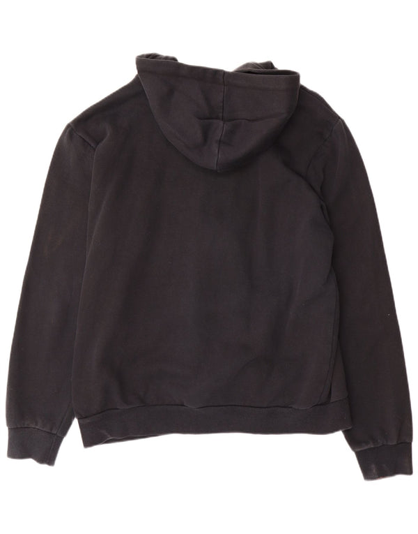 Puma Mens Graphic Zip Hoodie Sweater Large Black Cotton