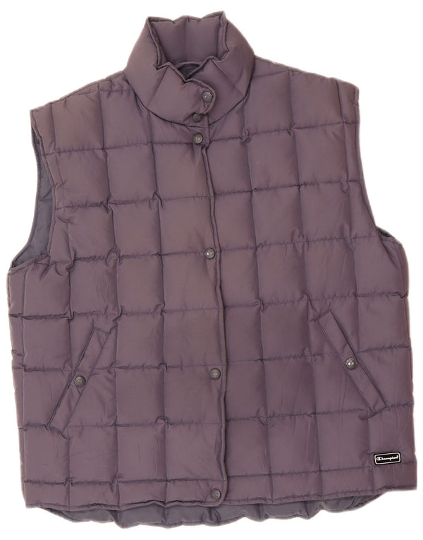 Champion ženska podstavljena jakna UK 18 XL sivi poliester