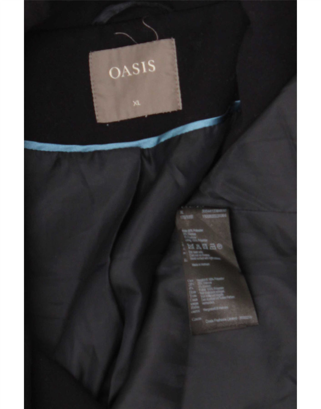 Oasis ženski kaput UK 18 XL tamnoplavi poliester