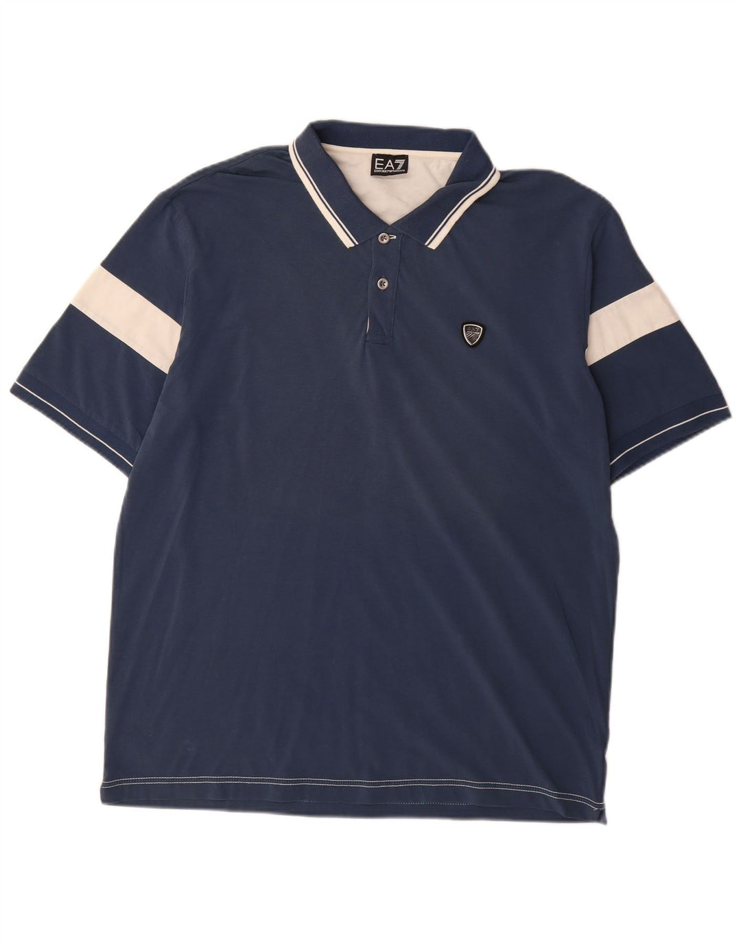 EMPORIO ARMANI Muška polo majica 3XL pamuk plave boje