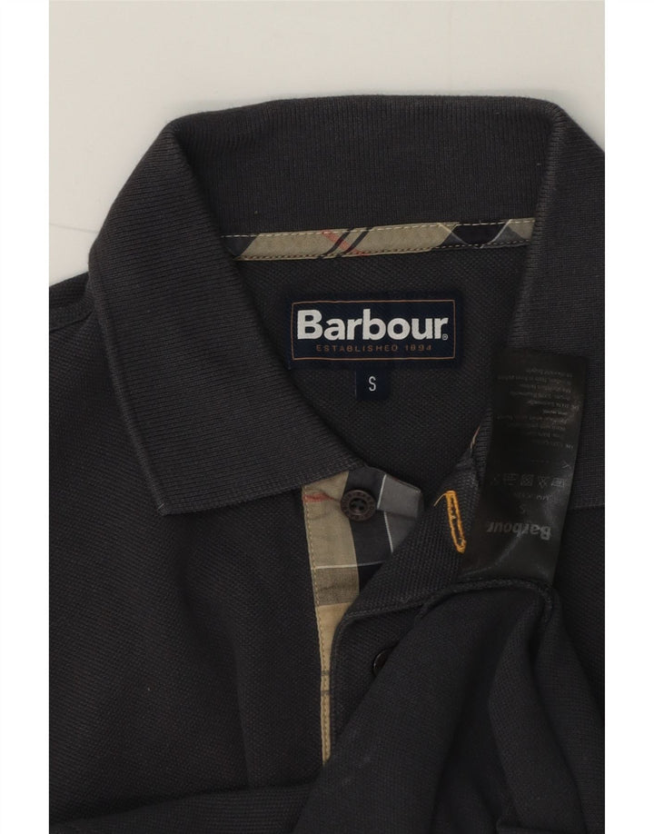 Barbour muška polo majica mala siva pamuk