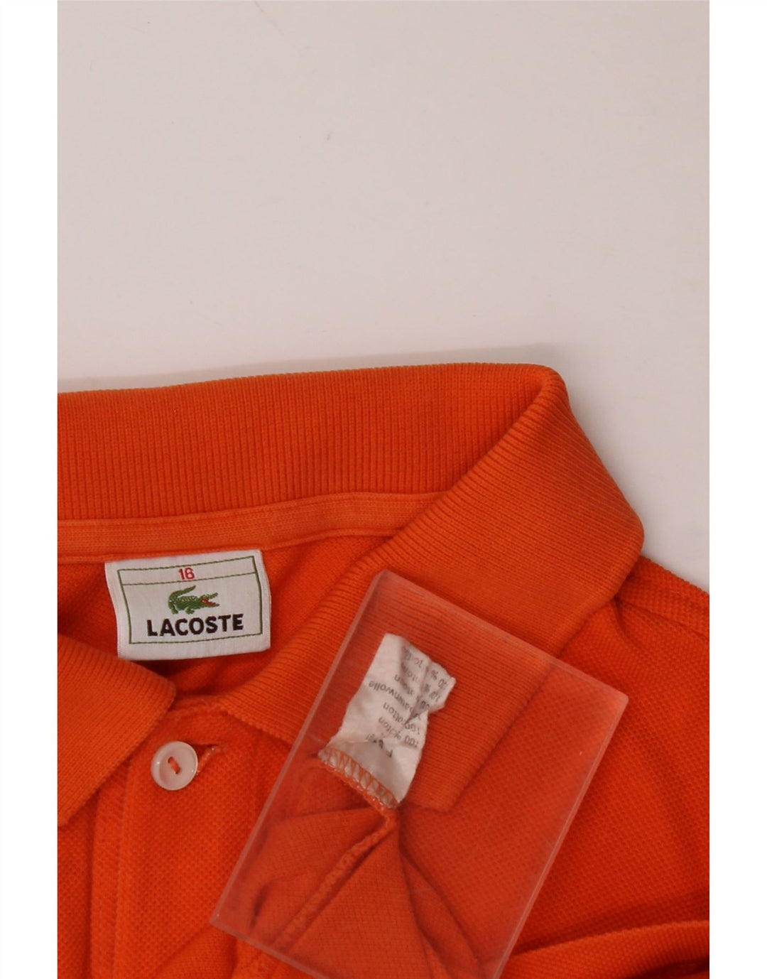 LACOSTE Polo majica za dječake 15-16 godina, narančasti pamuk