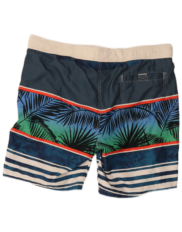 Maui and Sons Graphic Regular kratke kratke hlače za plažu 2XL s plavim prugama