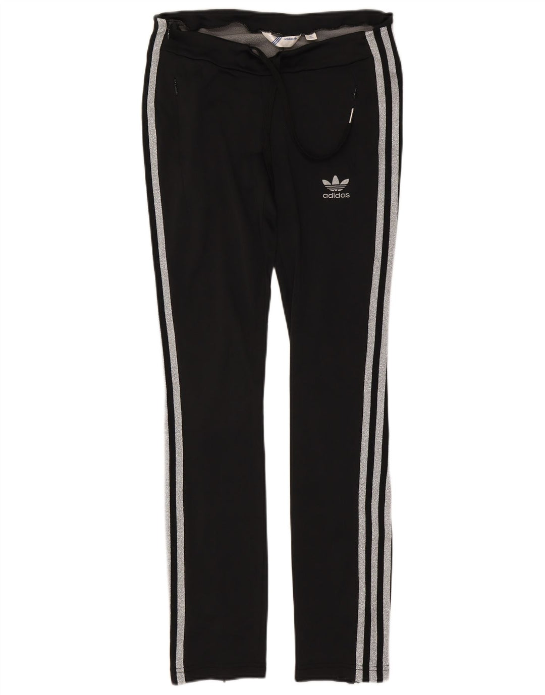 Adidas ženske hlače za trenirku IT 42 srednje crne poliamidne
