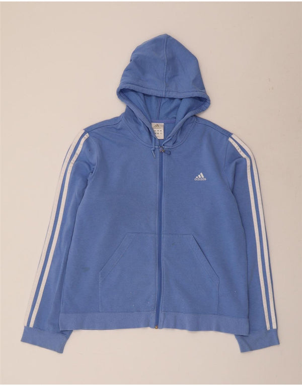 ADIDAS ženska majica s kapuljačom UK 18 XL plavi pamuk