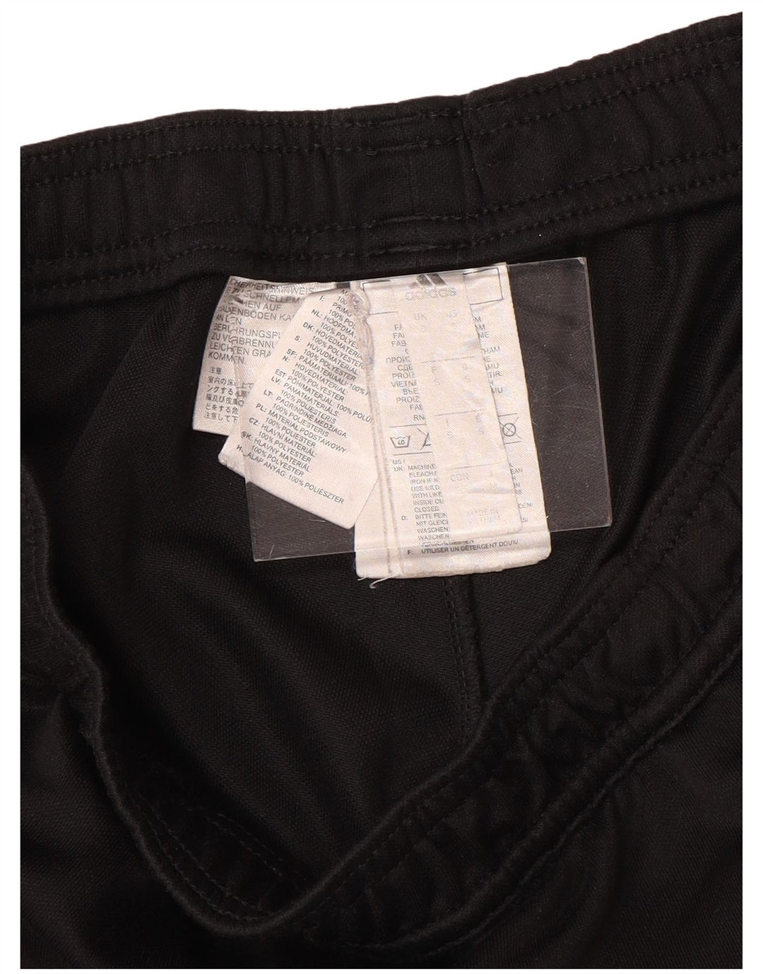 ADIDAS Muške hlače za trenirku Male crne poliesterske