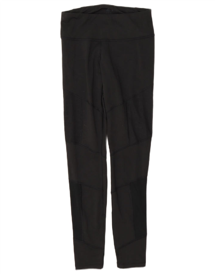Reebok ženske tajice UK 8/10 male crne poliesterske