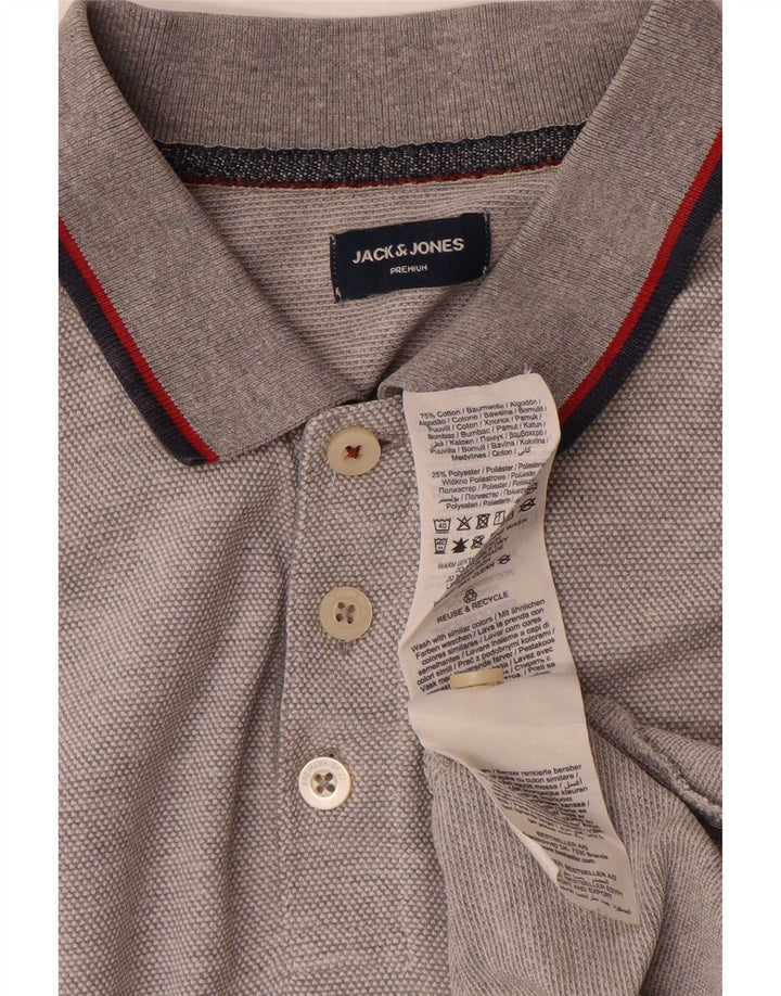 Jack & Jones muška polo majica XL sivi pamuk