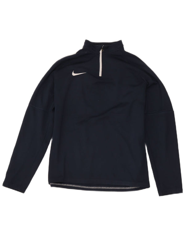 Nike Boys Dri Fit Pullover Top Trenirka 13-14 Years XL tamnoplava