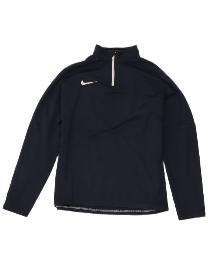 Nike Boys Dri Fit Pullover Top Trenirka 13-14 Years XL tamnoplava