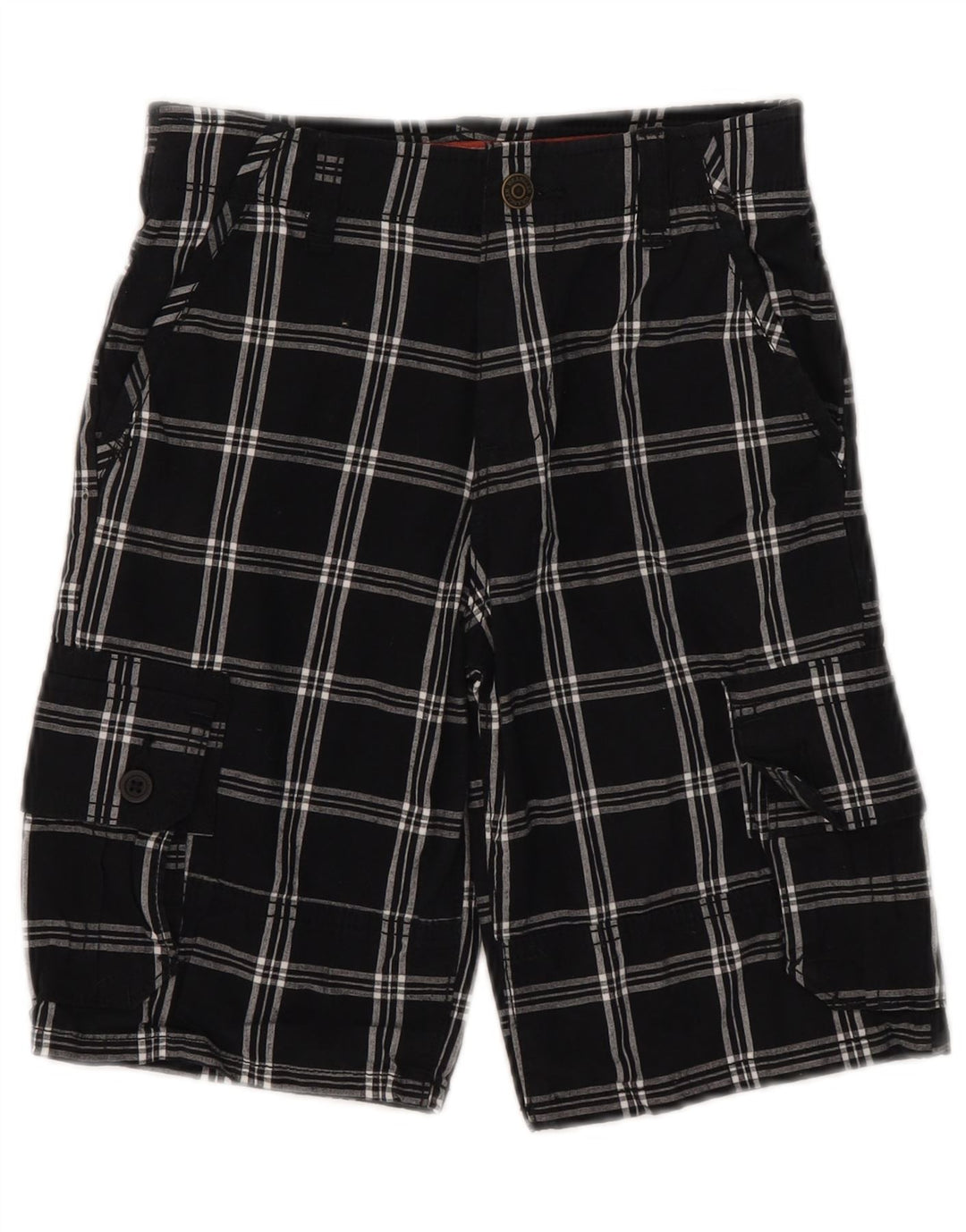 Wrangler Cargo kratke hlače za dječake 9-10 godina W25 crni karirani pamuk