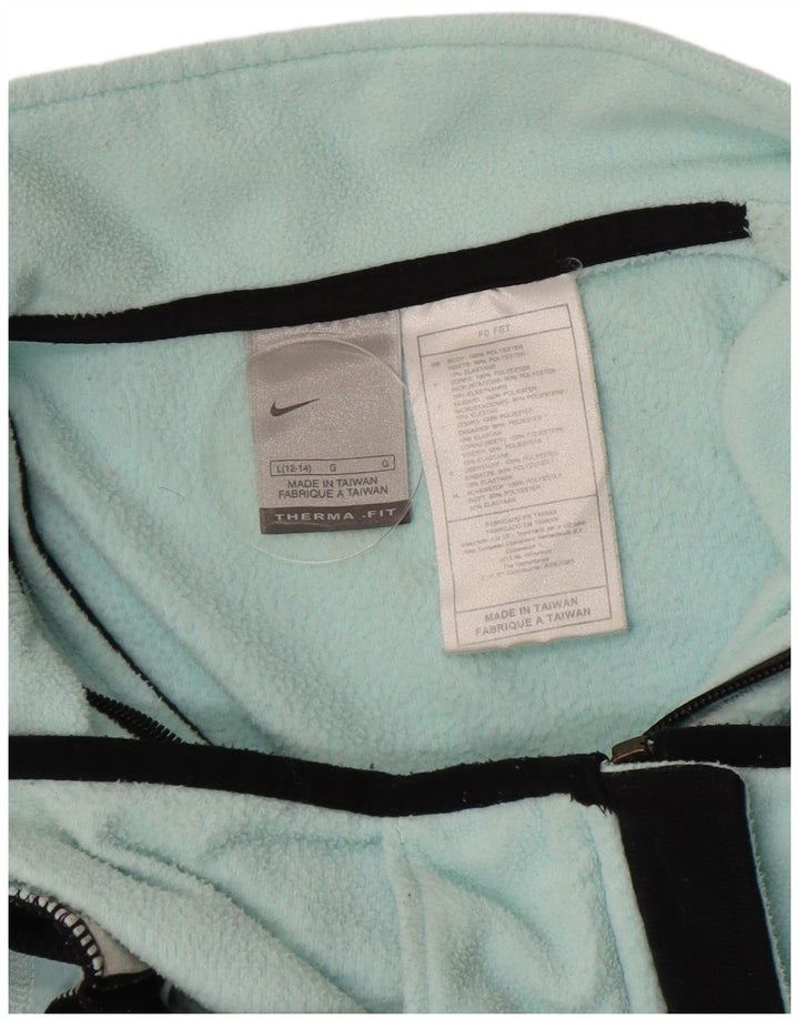 Nike ženska jakna od flisa US 12/14 veliki tirkizni poliester