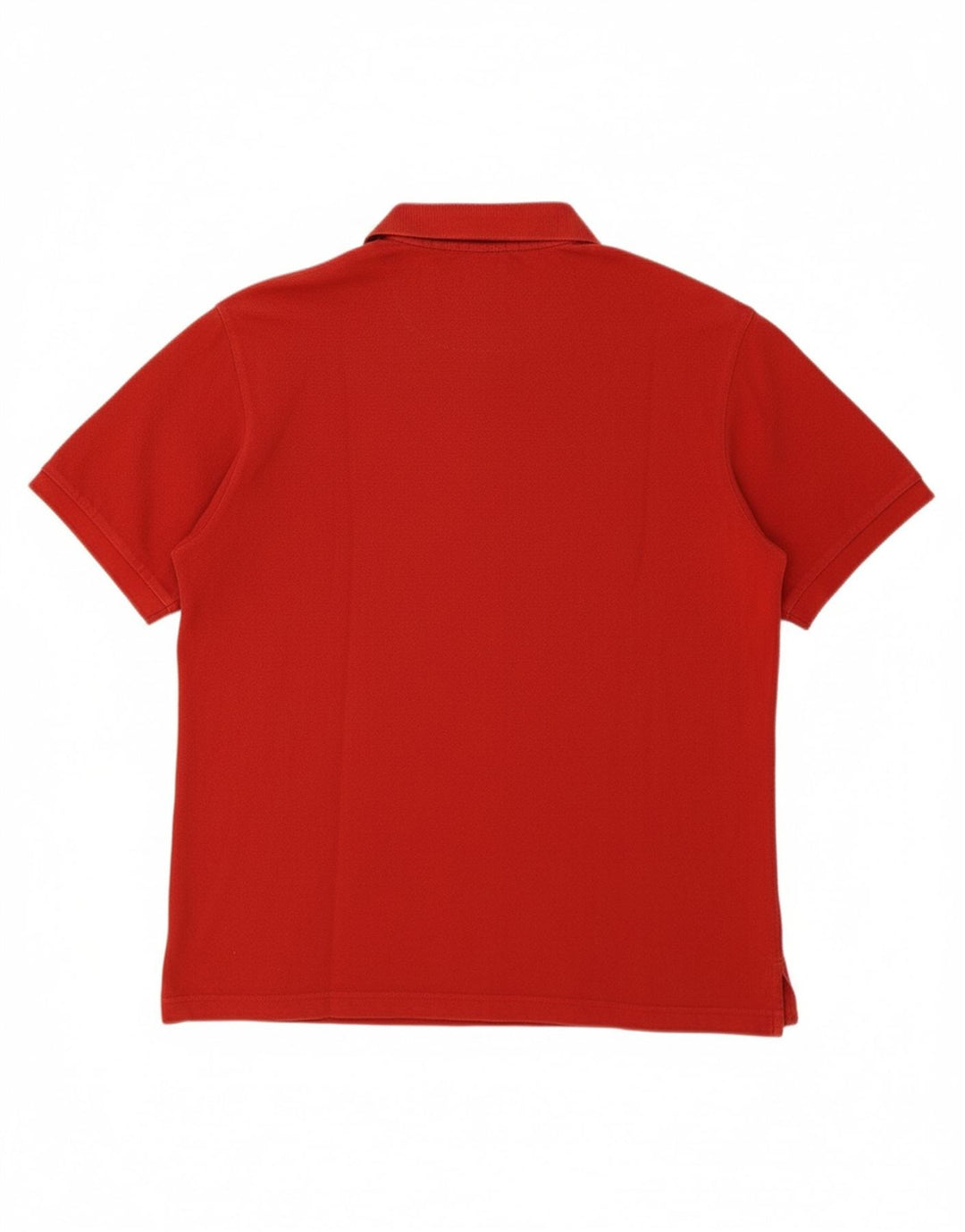 BELFE Mens Polo Shirt Medium Red Cotton