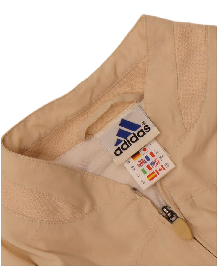 Adidas velika ženska bomber jakna UK 16 Large Beige Poliester