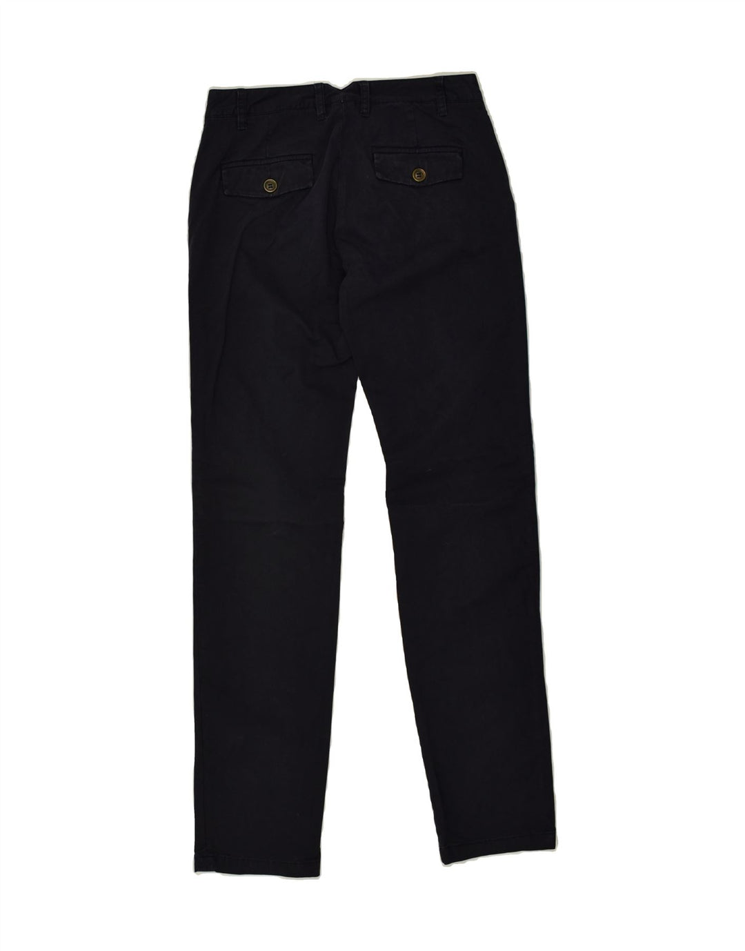 MASSIMO DUTTI Mens Slim Casual Trousers W26 L30 Navy Blue | Vintage Massimo Dutti | Thrift | Second-Hand Massimo Dutti | Used Clothing | Messina Hembry 