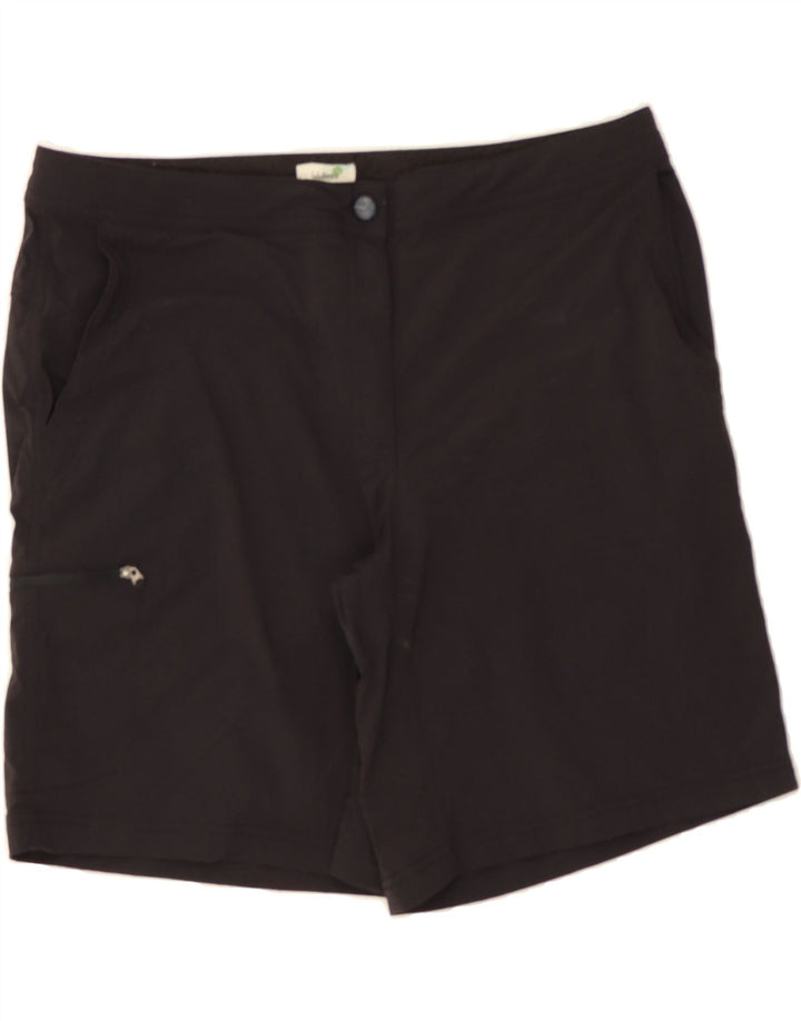 L.L.BEAN Womens Cargo Shorts US 16 2XL W38  Black Nylon Vintage L.L.Bean and Second-Hand L.L.Bean from Messina Hembry 
