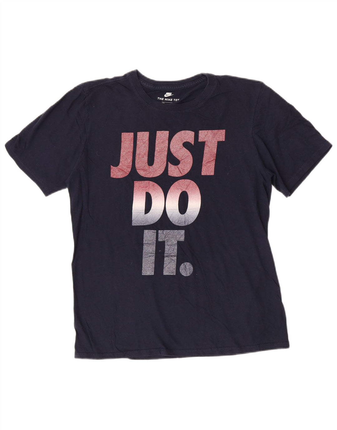Muška majica kratkih rukava atletskog kroja Nike srednje tamnoplava