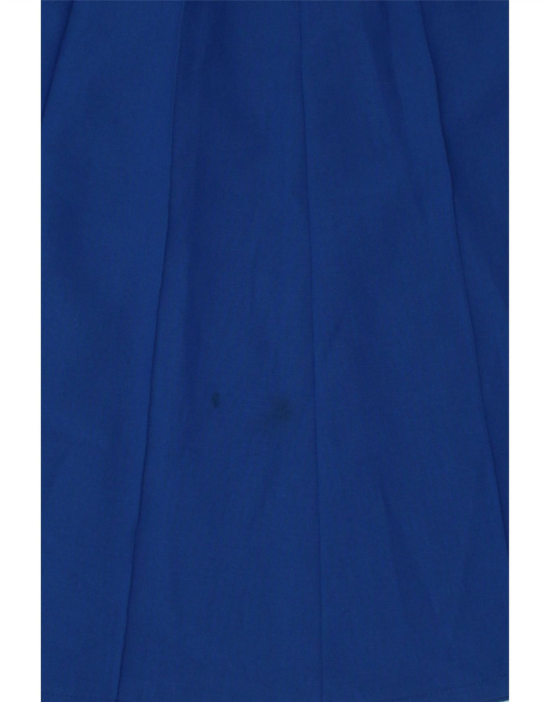 VINTAGE Womens A-Line Skirt UK 14 Medium W28 Blue Polyester Vintage Vintage and Second-Hand Vintage from Messina Hembry 