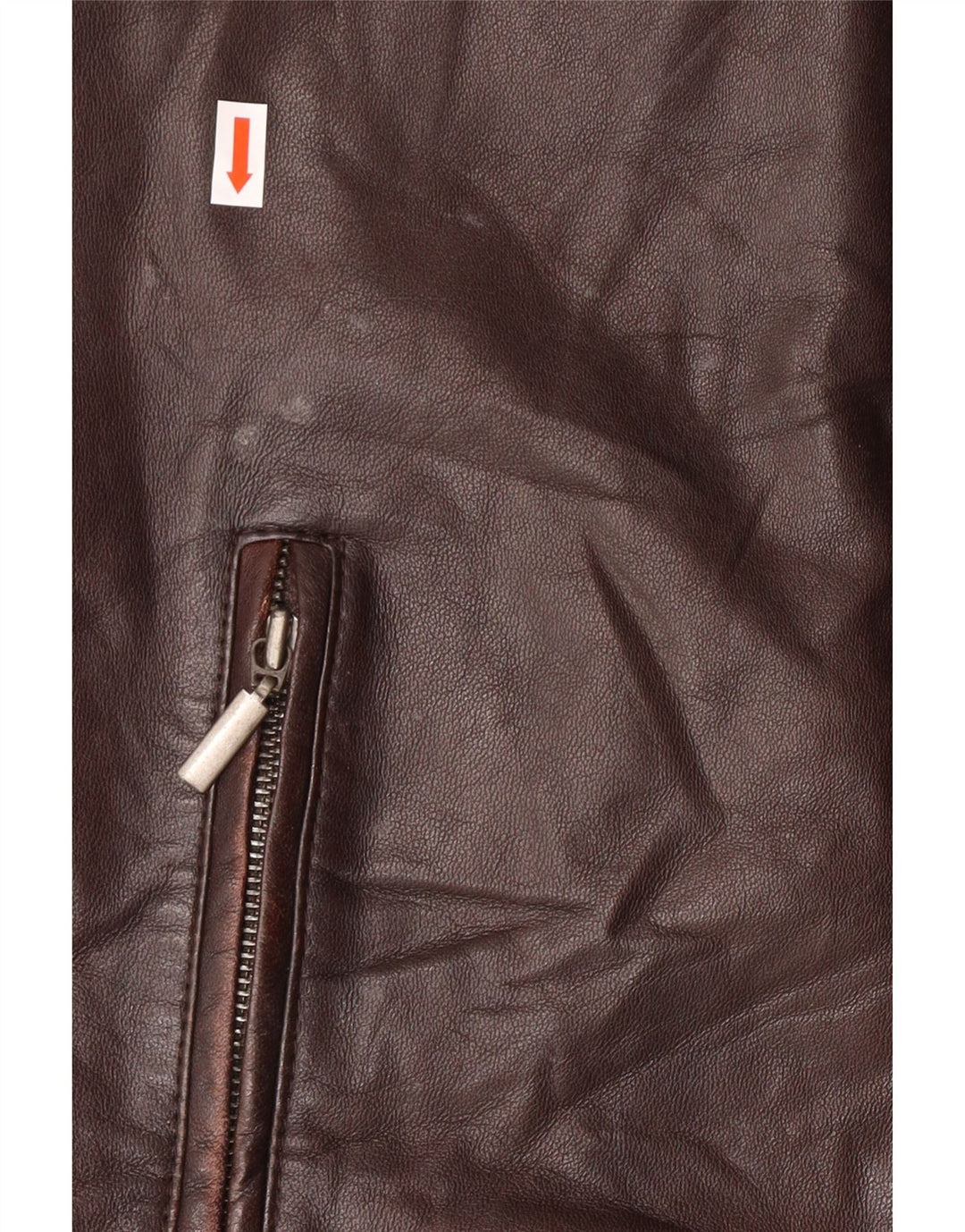 Conbipel muška vojna kožna jakna IT 54 XL smeđa janjeća koža