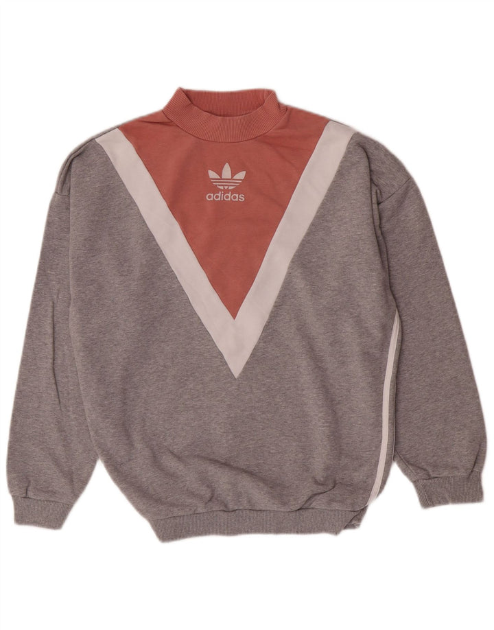 Adidas Ženska majica s kratkim rukavima UK 12 Pamuk srednje sive boje