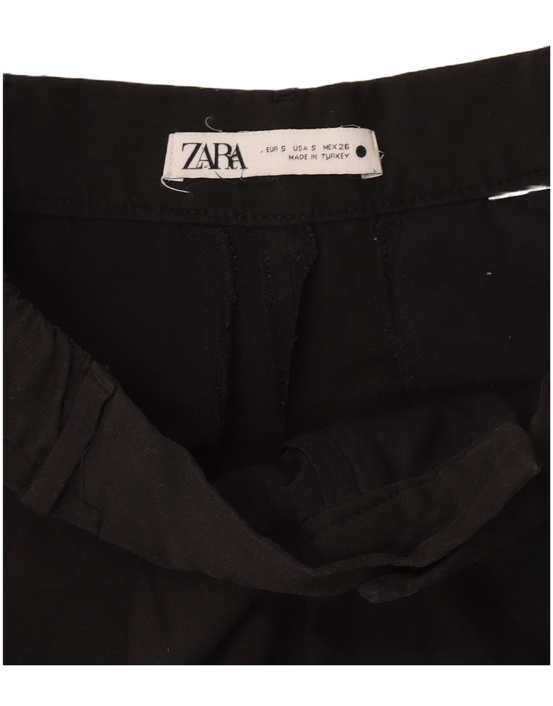ZARA ženske kratke hlače s štipaljkama male W26 L25 crne