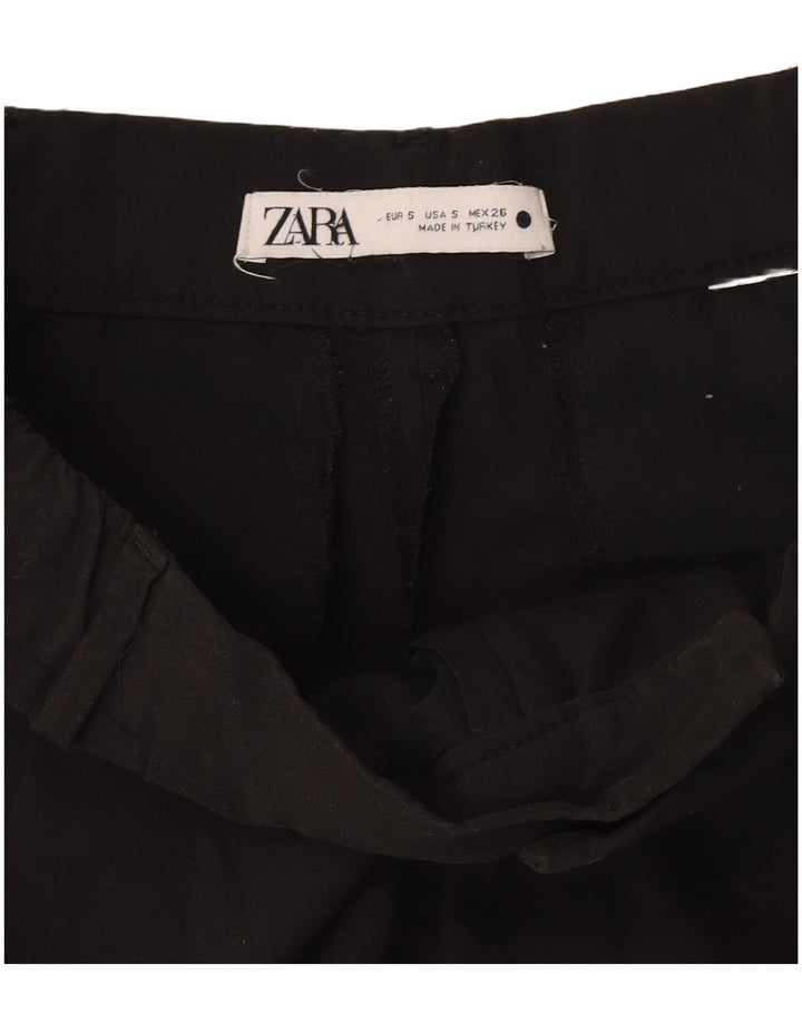 ZARA ženske kratke hlače s štipaljkama male W26 L25 crne