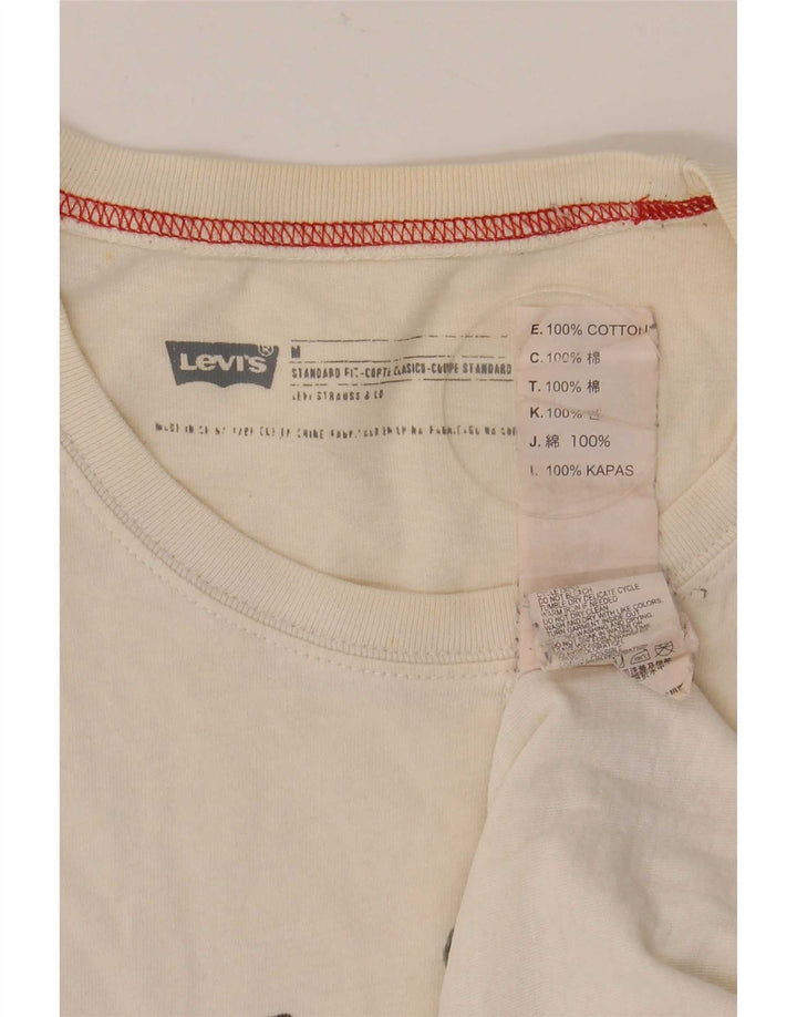 Levi's muška majica kratkih rukava standardnog kroja srednje veličine, bijeli pamuk
