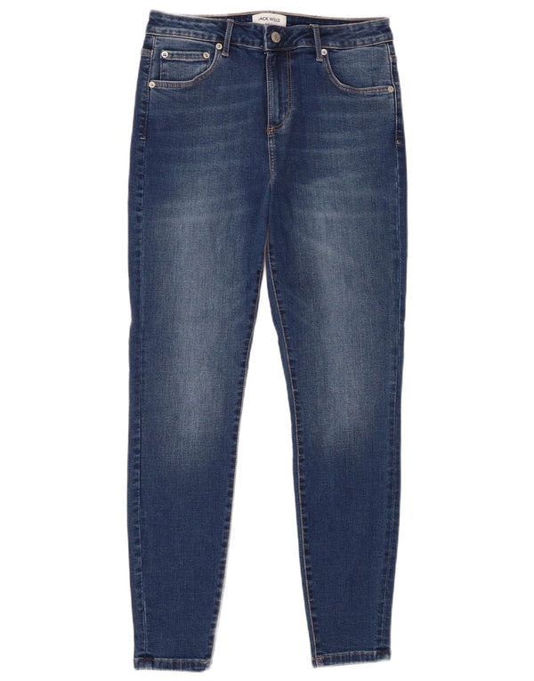 Jack Wills Ženske Aimie uske traperice srednjeg rasta W30 L28 plavi pamuk