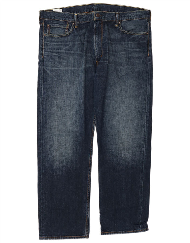 Levi's muške 504 ravne traperice W40 L30 plavi pamuk