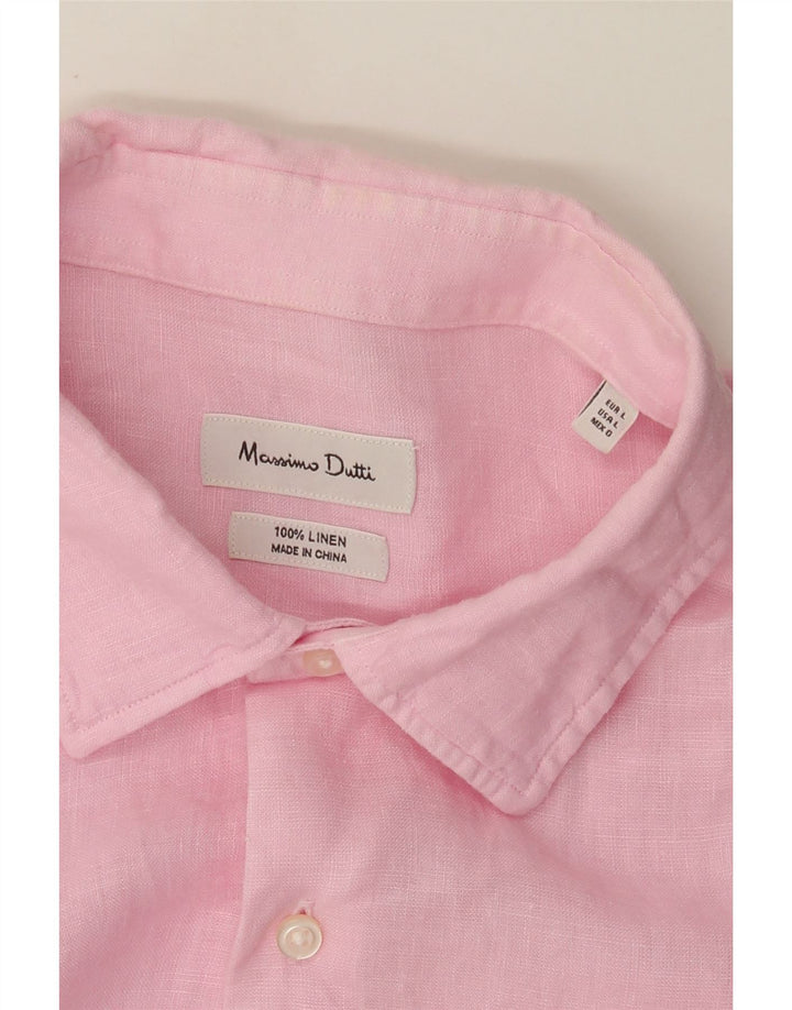 Massimo Dutti muška košulja Large Pink Lan