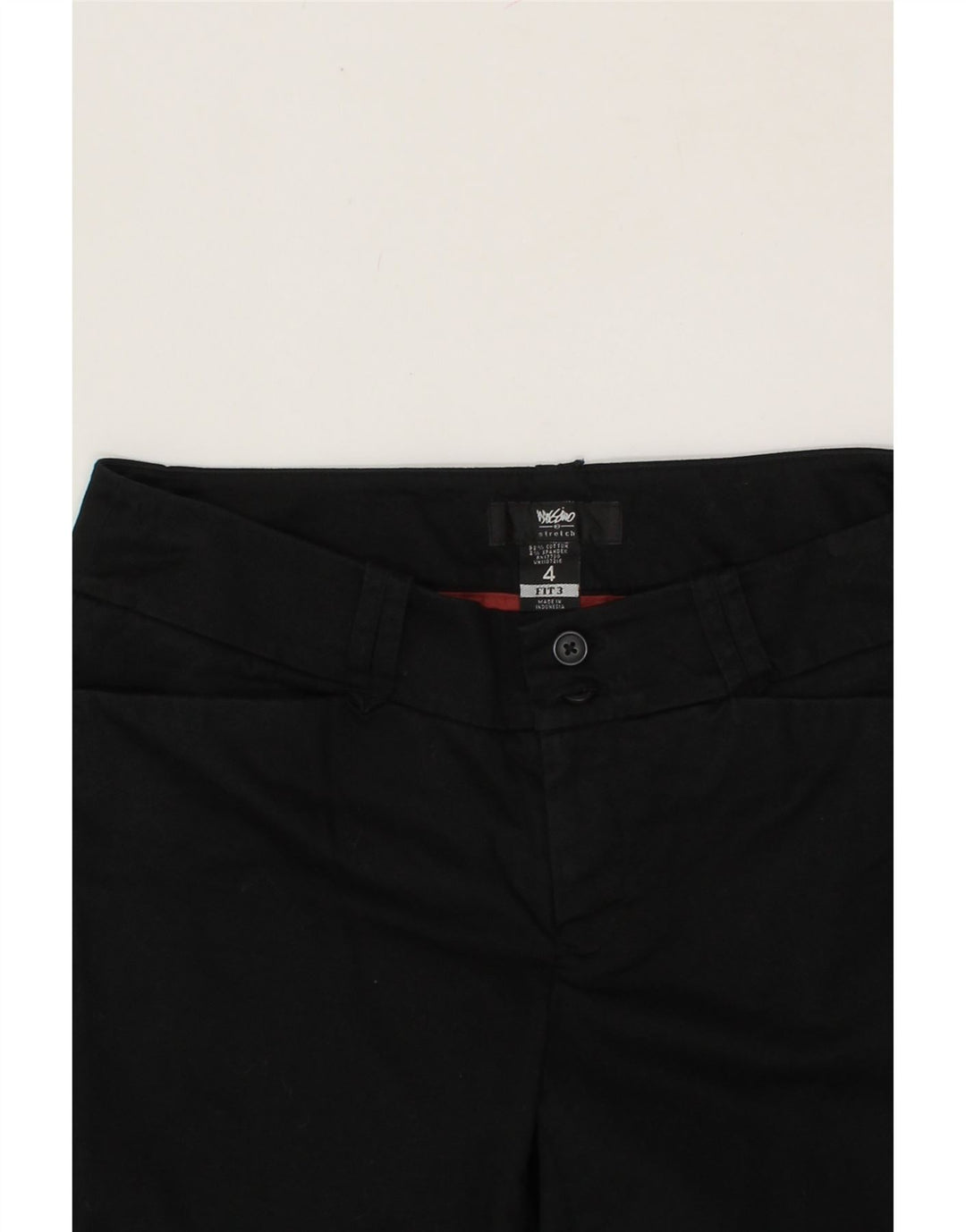 MOSSIMO Womens Stretch Bermuda Shorts US 4 Small W27 Black Cotton Vintage Mossimo and Second-Hand Mossimo from Messina Hembry 