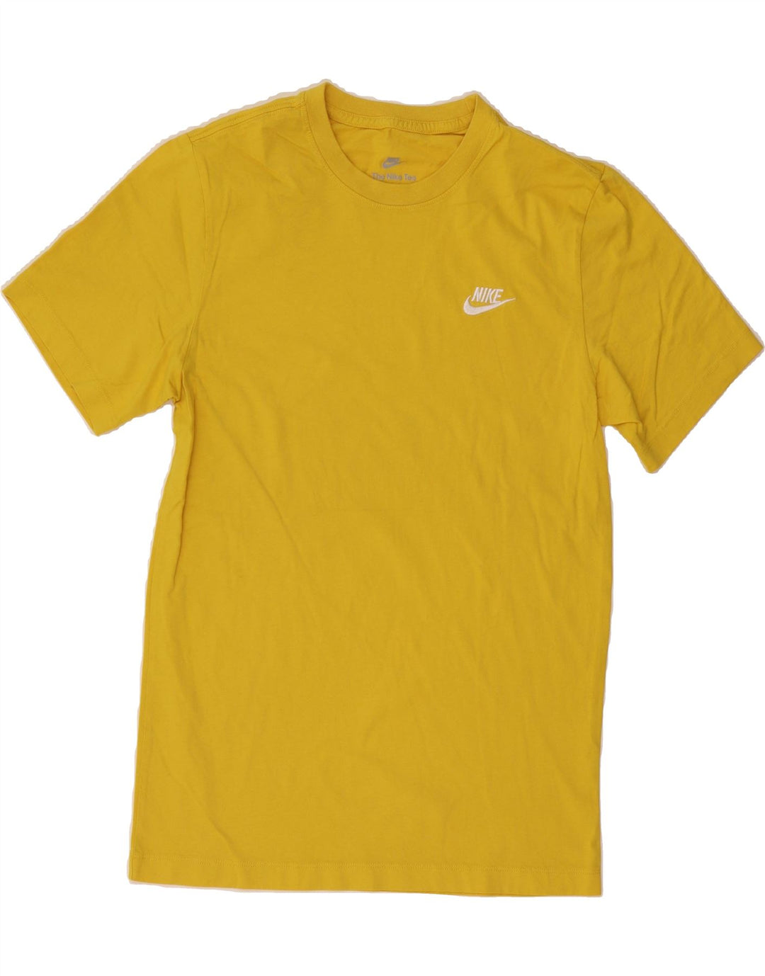 NIKE Mens T-Shirt Top Small Yellow Vintage Nike and Second-Hand Nike from Messina Hembry 