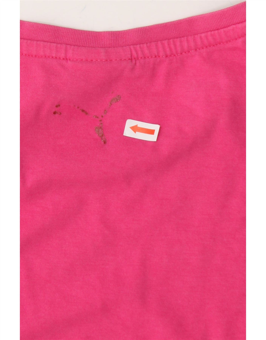 PUMA Mens Graphic T-Shirt Top Medium Pink Cotton Vintage Puma and Second-Hand Puma from Messina Hembry 