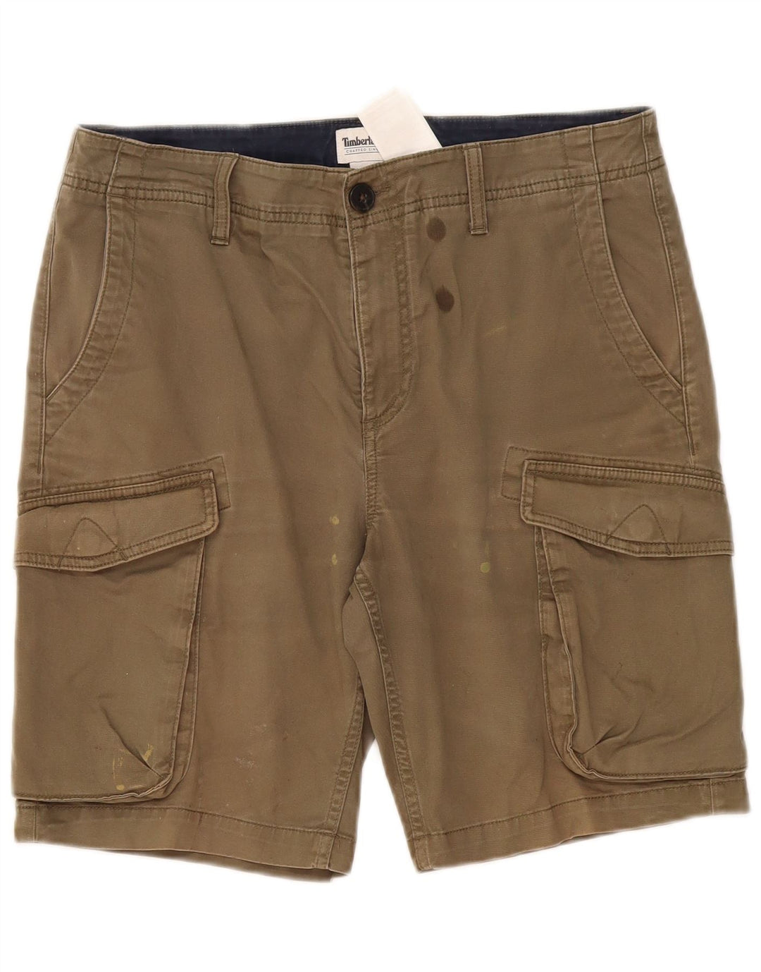 Timberland muške kargo kratke hlače W32, srednji kaki pamuk