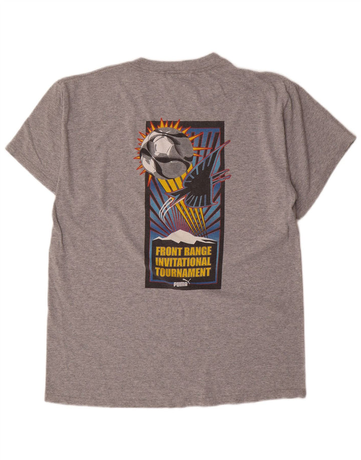 PUMA Muška majica kratkih rukava s grafičkim motivima, velika siva