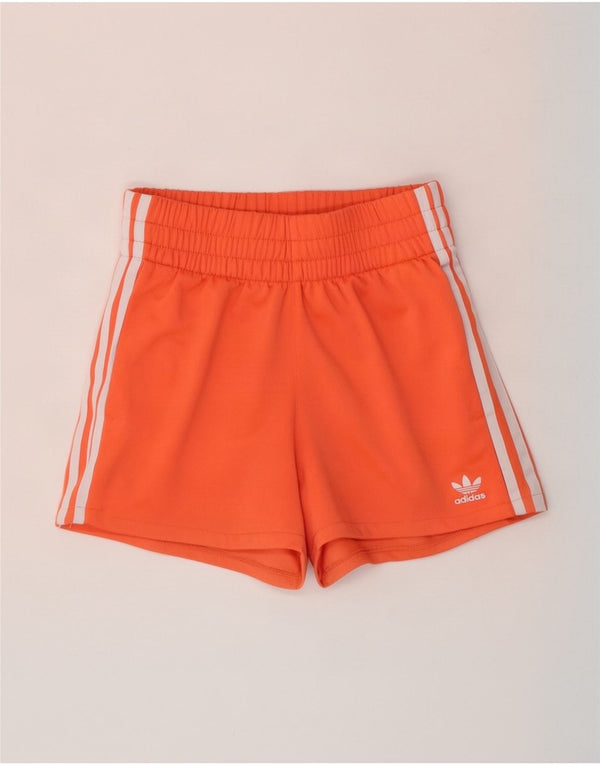 Adidas ženske sportske kratke hlače UK 10 mali narančasti poliester