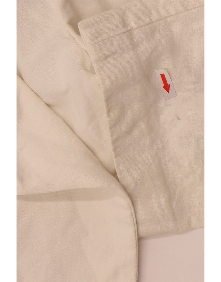 MASSIMO DUTTI Muške hlače ravnog odijela EU 42 Large W32 L32 Off White