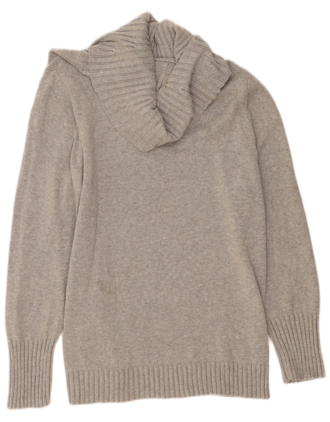 NAUTICA Ženski pulover s rol izrezom UK 20 2XL Sivi pamuk