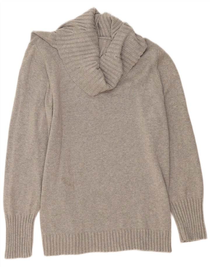 NAUTICA Ženski pulover s rol izrezom UK 20 2XL Sivi pamuk