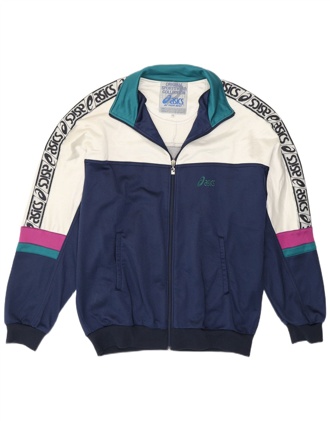 ASICS muška trenirka s grafičkim motivima IT 54 XL tamnoplava boja